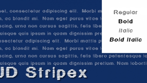 JD Stripex — original specimen