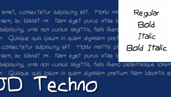 JD Techno — original specimen