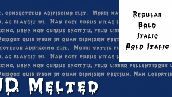 JD Melted — original specimen