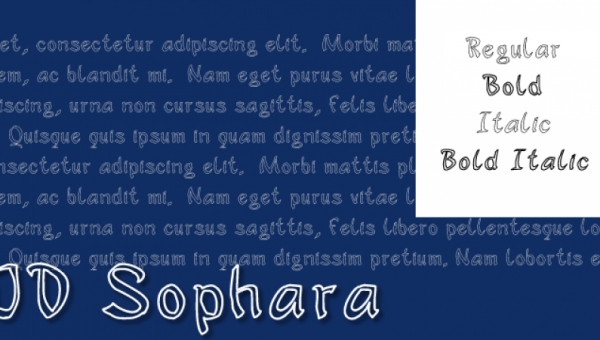 JD Sophara — original specimen